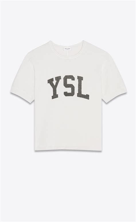 ysl logo pocket t shirt|ysl logo t shirt women.